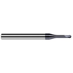 Harvey Tool HAR37909-C6 End Mill, 9/64 in Cutter Dia, 0.112 in Length of Cut, 2 Flutes, 1/4 in Shank Dia, 2-1/2 in Overall Length, C6